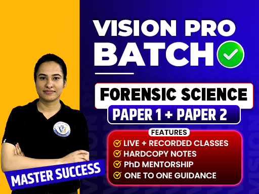 🎯 VISION PRO BATCH Paper 1 + Paper 2 FORENSIC SCIENCE (DEC 2026)